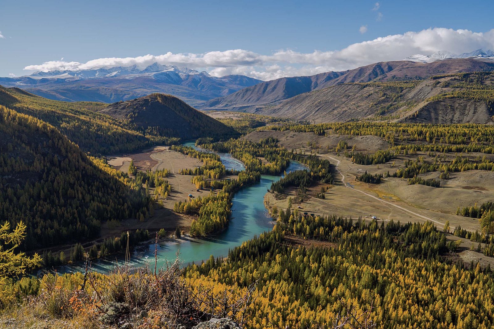 Долина реки Аргут - Алтай (осень)